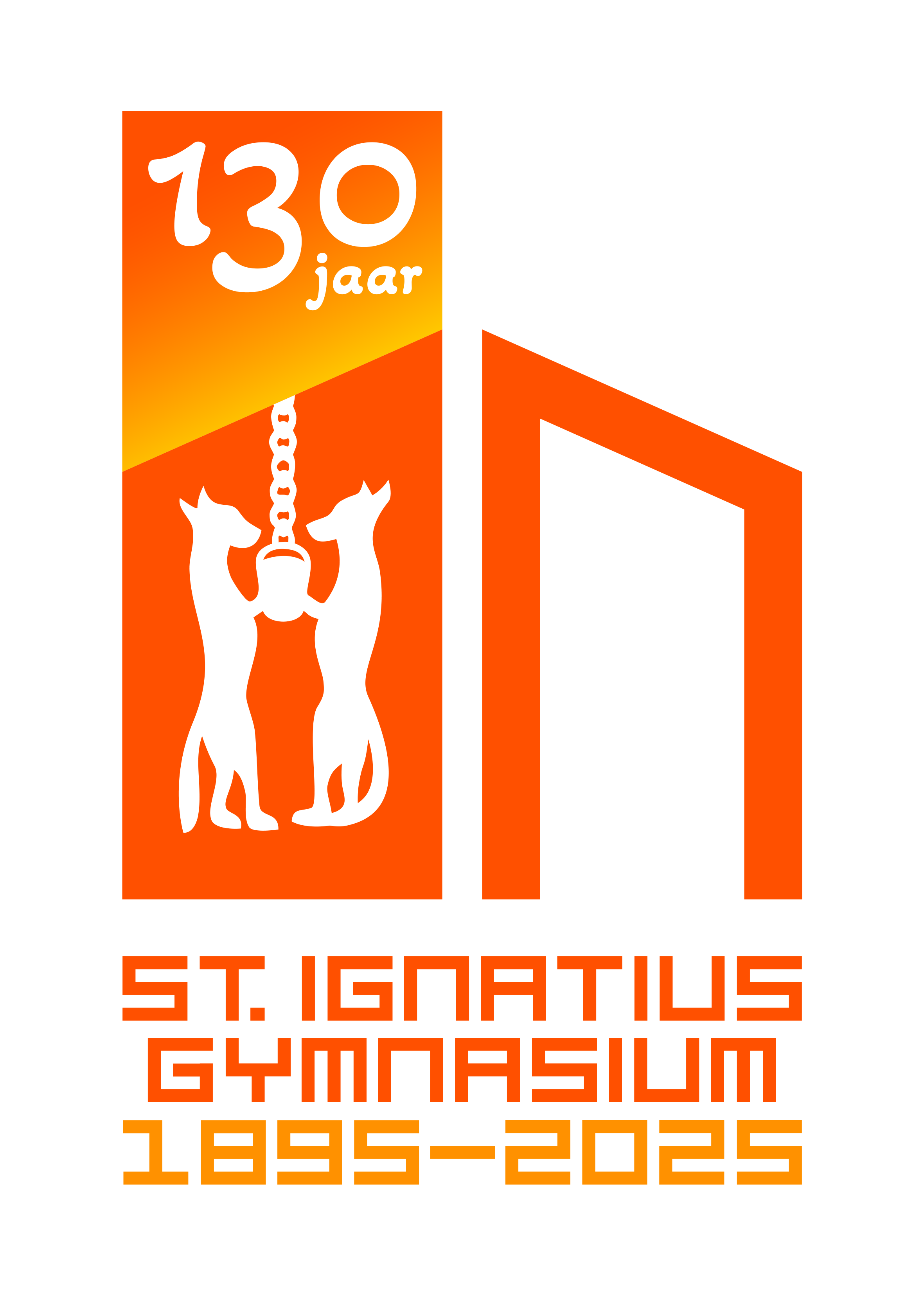 Sint Ignatiusgymnasium 130 jaar! logo