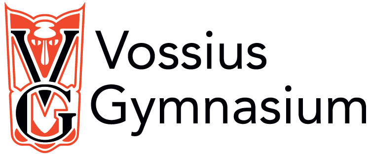 Reünie 95 jaar Vossius Gymnasium logo